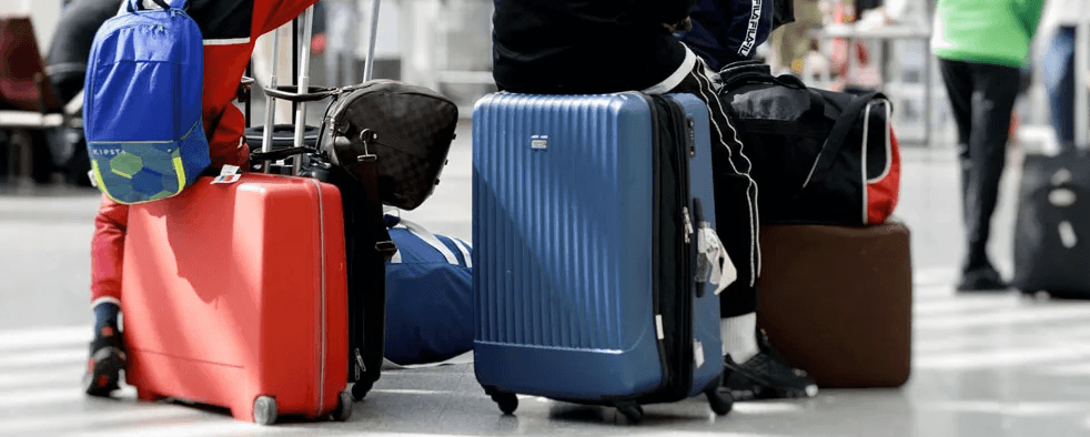 Delivery bikes and luggage